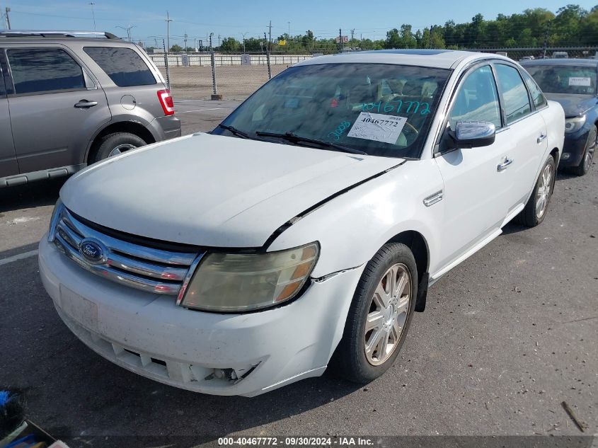 2008 Ford Taurus Limited VIN: 1FAHP25W98G127751 Lot: 40467772