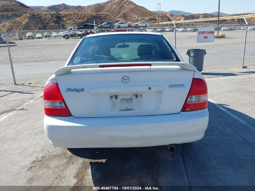 2003 Mazda Protege Dx/Es/Lx VIN: JM1BJ226731210192 Lot: 40467784