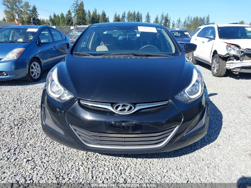 2016 Hyundai Elantra Se VIN: KMHDH4AE2GU481072 Lot: 40467847