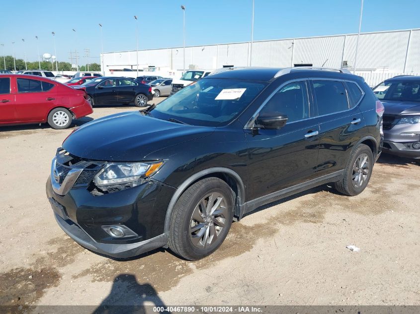 KNMAT2MT3GP734595 2016 NISSAN ROGUE - Image 2