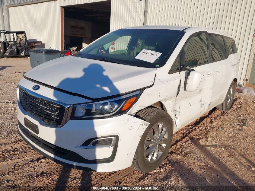 KNDMA5C17K6552580 2019 Kia Sedona L