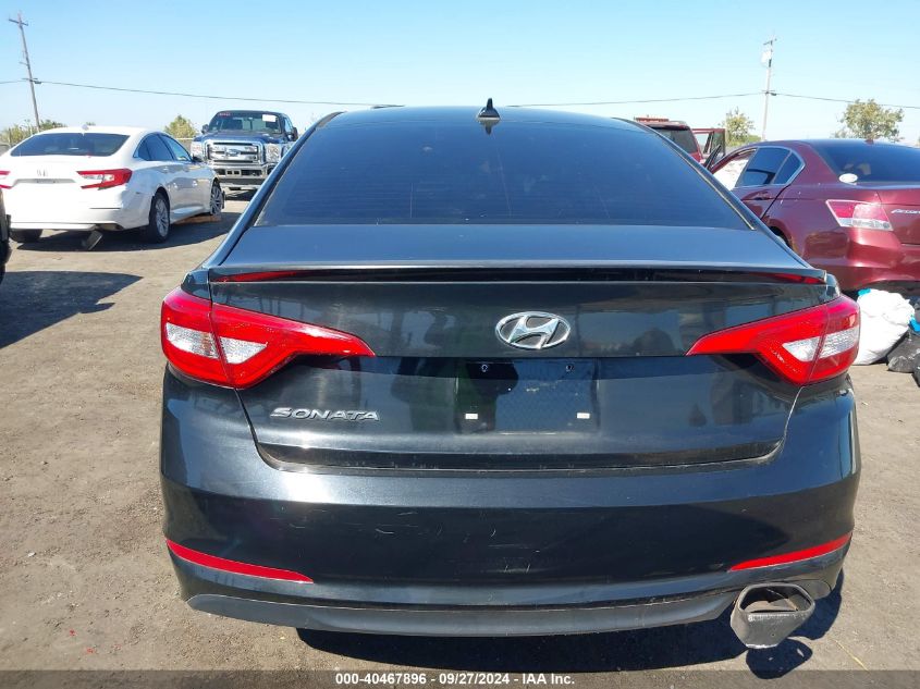 2015 Hyundai Sonata Se VIN: 5NPE24AF8FH161735 Lot: 40467896