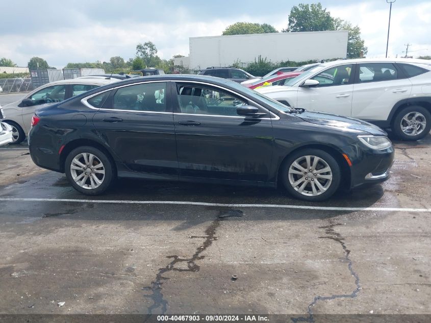 2017 Chrysler 200 Limited Platinum VIN: 1C3CCCAB1HN502489 Lot: 40467903