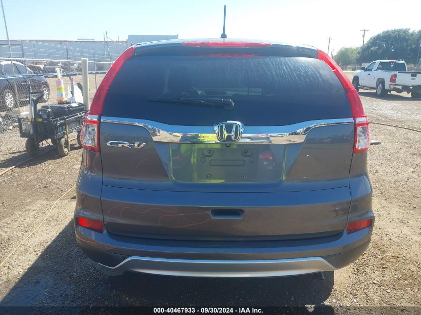 2015 Honda Cr-V Ex VIN: 3CZRM3H5XFG702466 Lot: 40467933