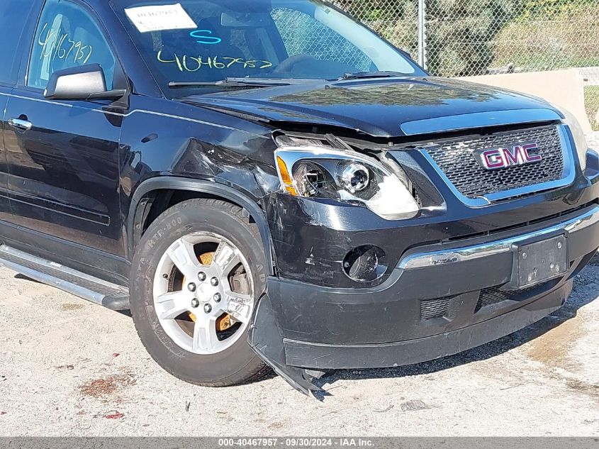 1GKKVPED5BJ269613 2011 GMC Acadia Sle