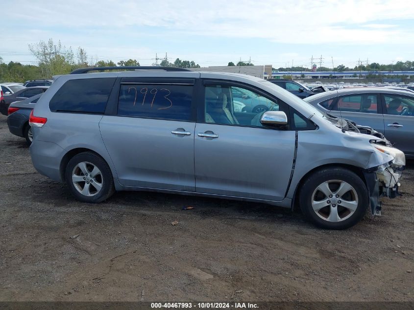 5TDKK3DC6ES477903 2014 Toyota Sienna Le V6 8 Passenger