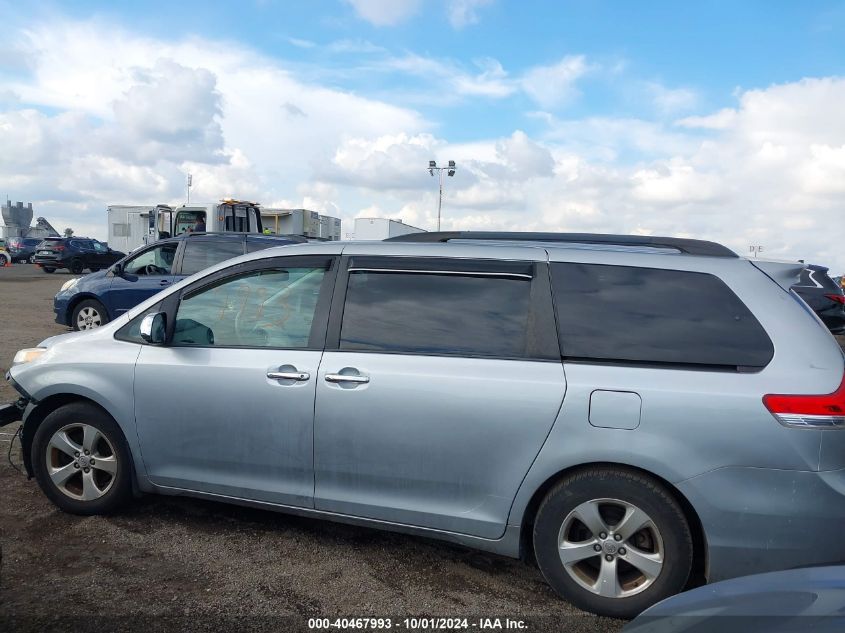 5TDKK3DC6ES477903 2014 Toyota Sienna Le V6 8 Passenger