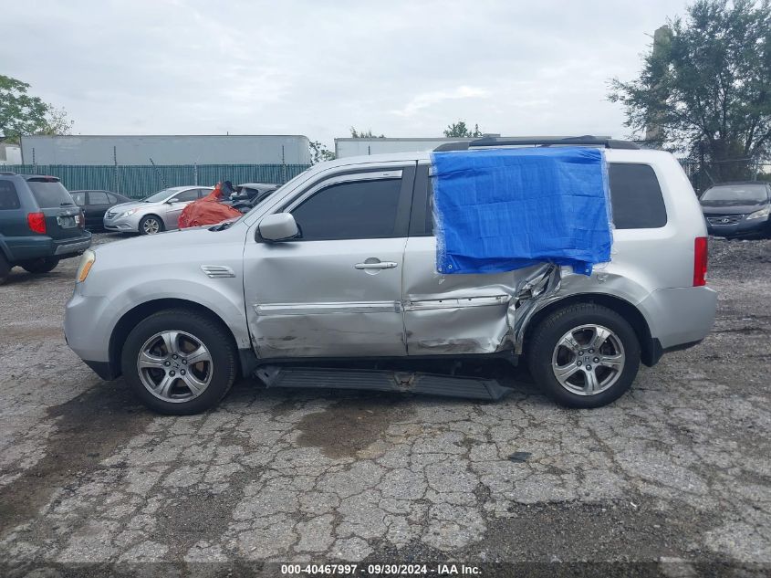 2014 Honda Pilot Ex-L VIN: 5FNYF4H65EB039158 Lot: 40467997