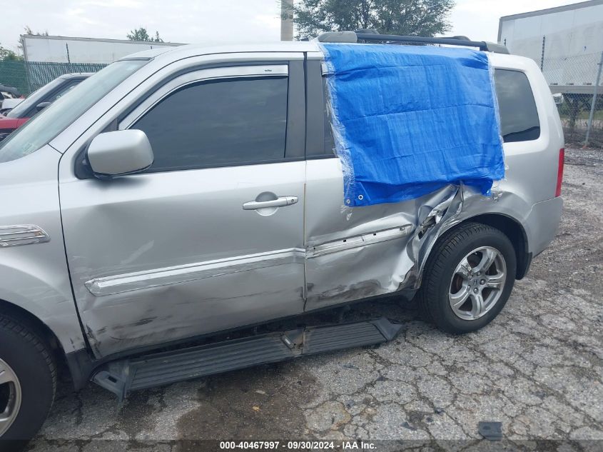 2014 Honda Pilot Ex-L VIN: 5FNYF4H65EB039158 Lot: 40467997