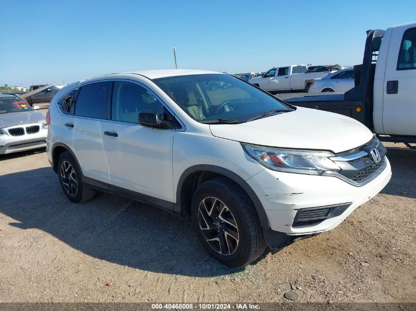 5J6RM3H4XGL014219 2016 Honda Cr-V Se