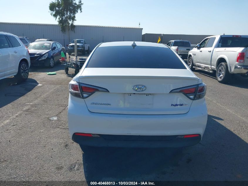 KMHE24L35HA062296 2017 Hyundai Sonata Hybrid Se