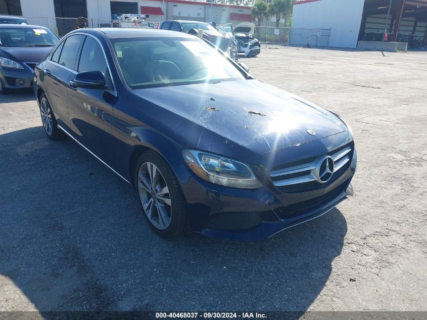 WDDWF4JB1JR411281 2018 MERCEDES-BENZ C CLASS - Image 1