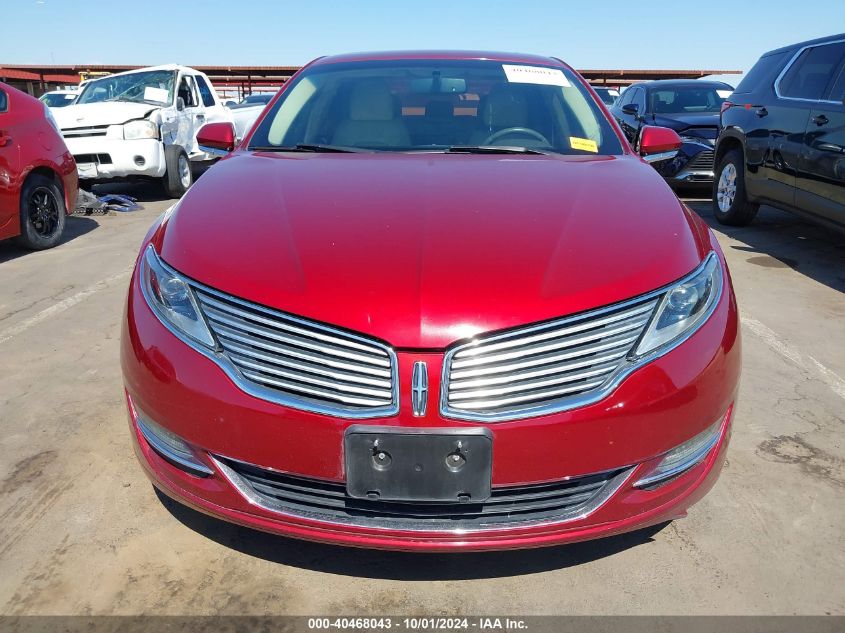 2014 Lincoln Mkz Hybrid VIN: 3LN6L2LU3ER815551 Lot: 40468043