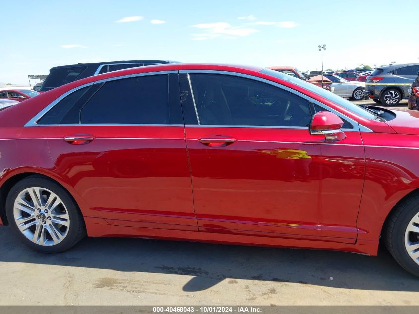 2014 Lincoln Mkz Hybrid VIN: 3LN6L2LU3ER815551 Lot: 40468043