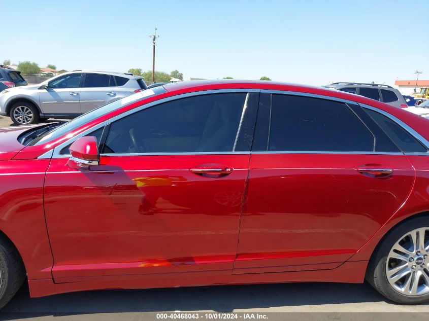 2014 Lincoln Mkz Hybrid VIN: 3LN6L2LU3ER815551 Lot: 40468043