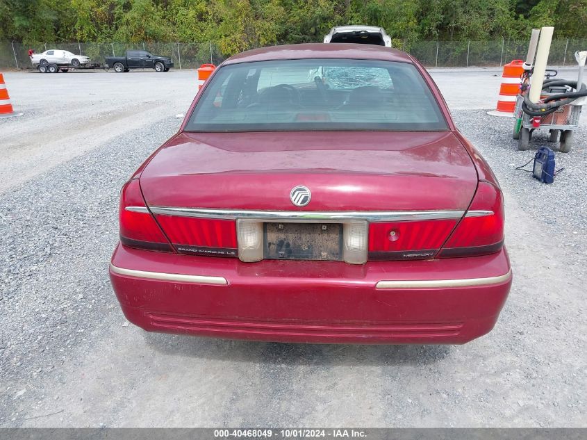 2002 Mercury Grand Marquis Ls VIN: 2MEFM75W42X651882 Lot: 40468049