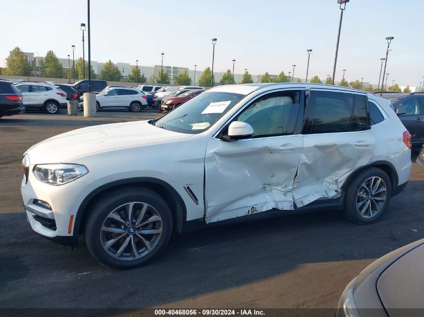 5UXTR7C51KLR45784 2019 BMW X3 Sdrive30I