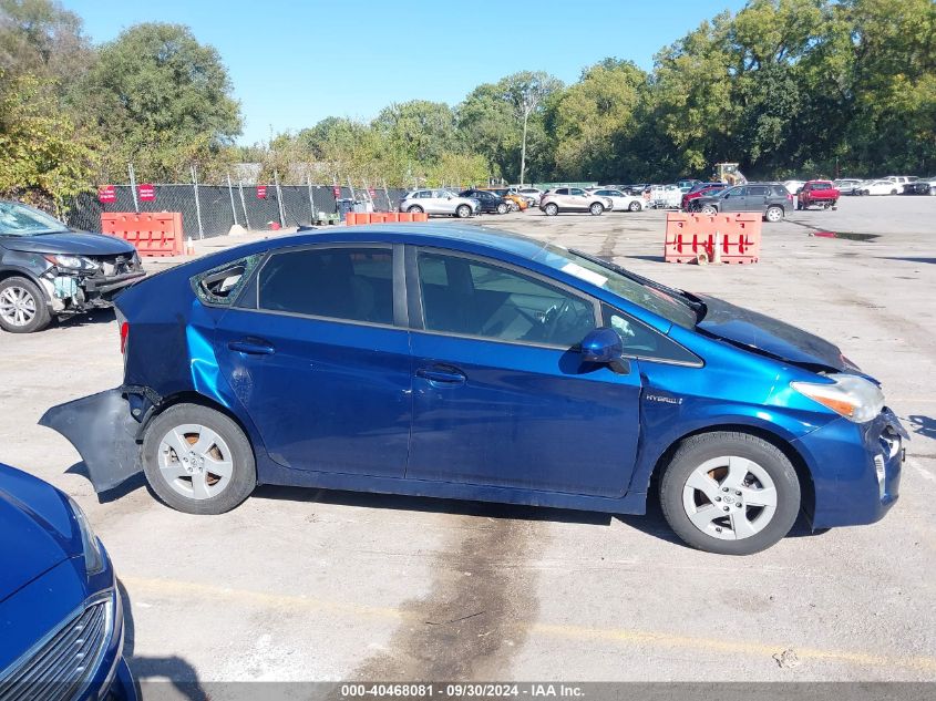 2011 Toyota Prius Three VIN: JTDKN3DU3B5365481 Lot: 40468081