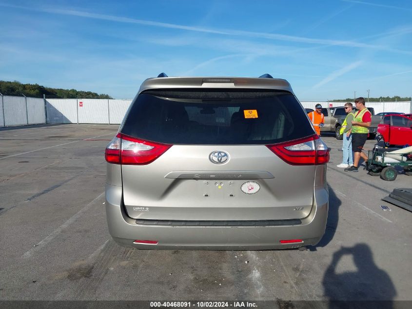 2017 Toyota Sienna Xle 8 Passenger VIN: 5TDYZ3DCXHS798417 Lot: 40468091