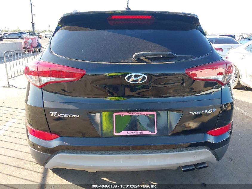 2017 Hyundai Tucson Sport VIN: KM8J33A21HU386750 Lot: 40468109