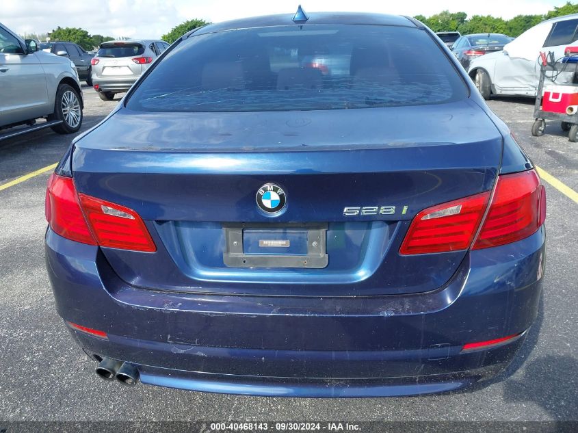 2013 BMW 528I I VIN: WBAXG5C58DD234008 Lot: 40468143