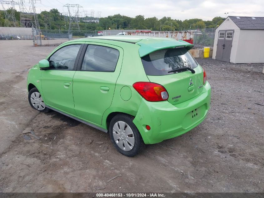 2014 Mitsubishi Mirage De VIN: ML32A3HJ7EH015322 Lot: 40468153