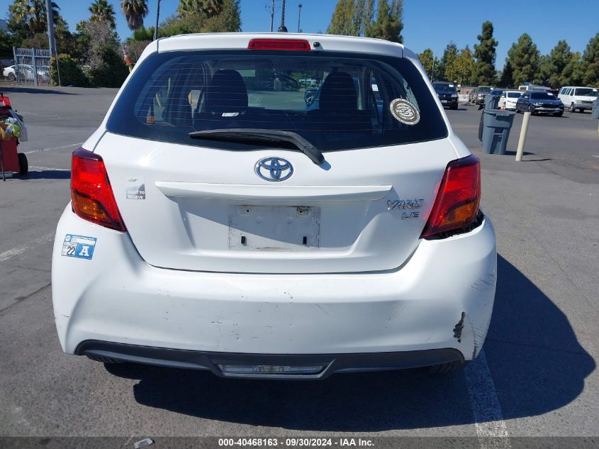 2015 Toyota Yaris Le VIN: VNKKTUD33FA038490 Lot: 40468163