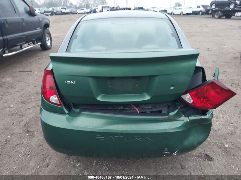 2003 Saturn Ion Level 2 VIN: 1G8AJ52FX3Z110936 Lot: 40468167