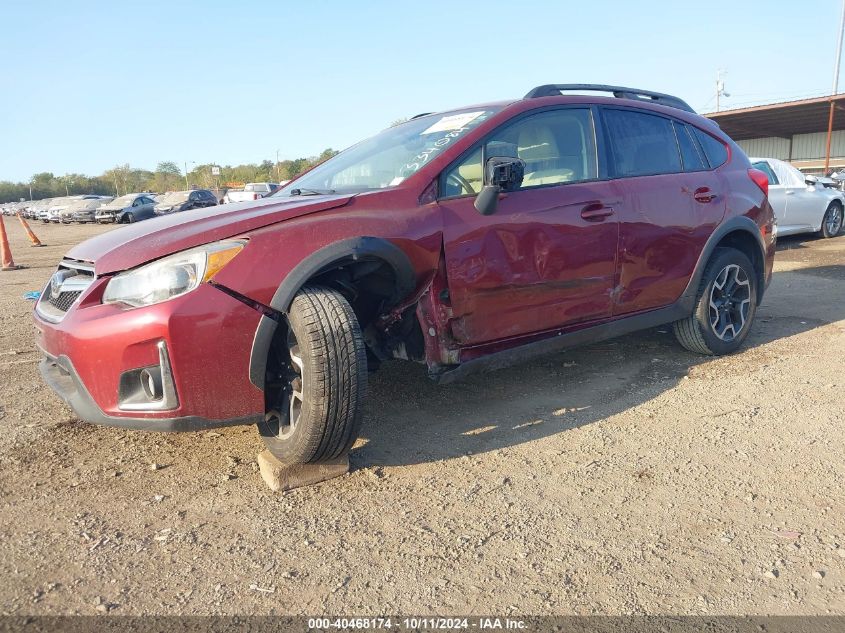 2016 Subaru Crosstrek 2.0I Premium VIN: JF2GPABC6G8334084 Lot: 40468174