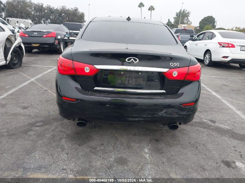 2016 Infiniti Q50 3.0T Premium VIN: JN1EV7AP9GM306079 Lot: 40468199