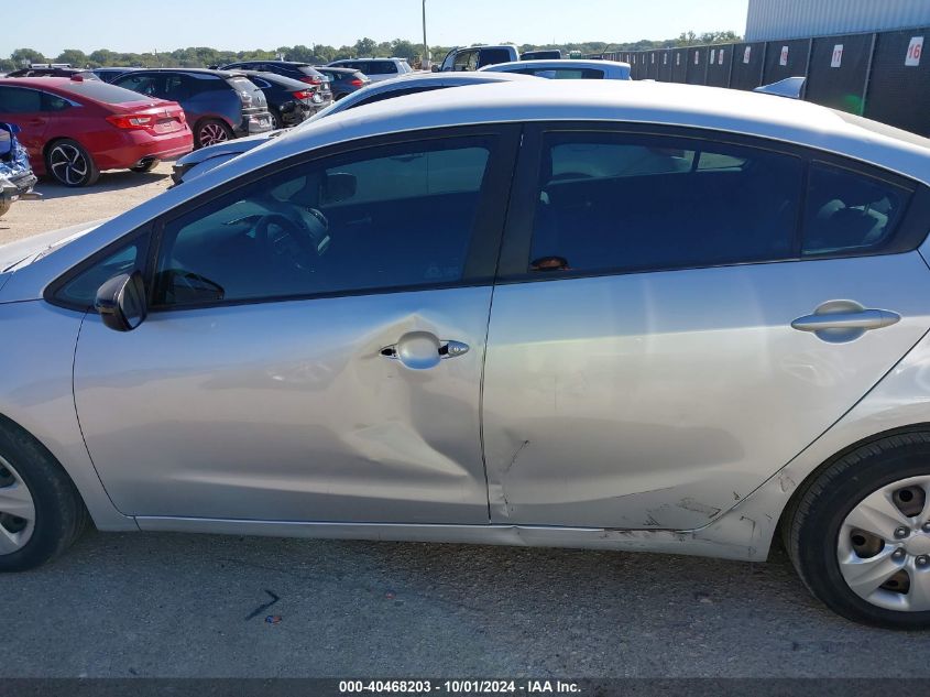 2017 Kia Forte Lx VIN: 3KPFK4A76HE121142 Lot: 40468203