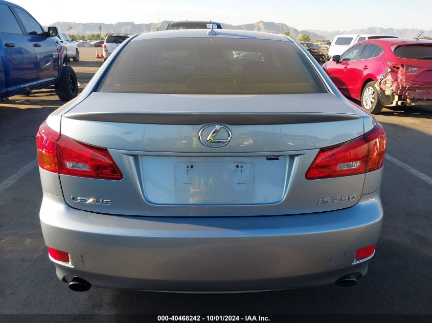 2007 Lexus Is 250 VIN: JTHBK262872044879 Lot: 40468242