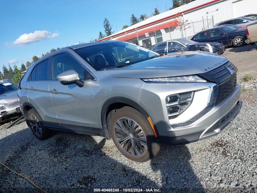 2022 Mitsubishi Eclipse Cross Se S-Awc/Se Special Edition S-Awc/Sel S-Awc/Sel Special Edition S-Awc VIN: JA4ATWAA1NZ059416 Lot: 40468245