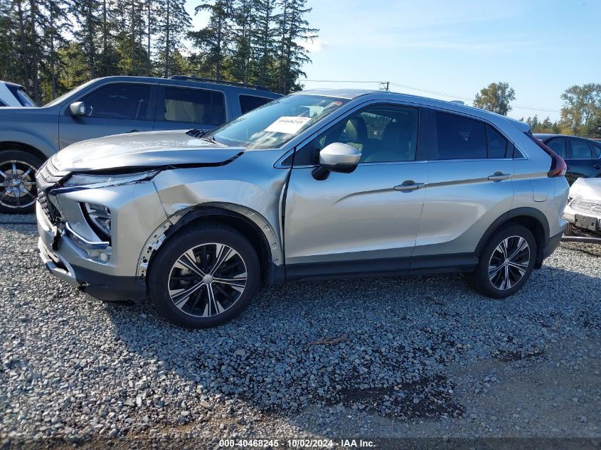 2022 Mitsubishi Eclipse Cross Se S-Awc/Se Special Edition S-Awc/Sel S-Awc/Sel Special Edition S-Awc VIN: JA4ATWAA1NZ059416 Lot: 40468245