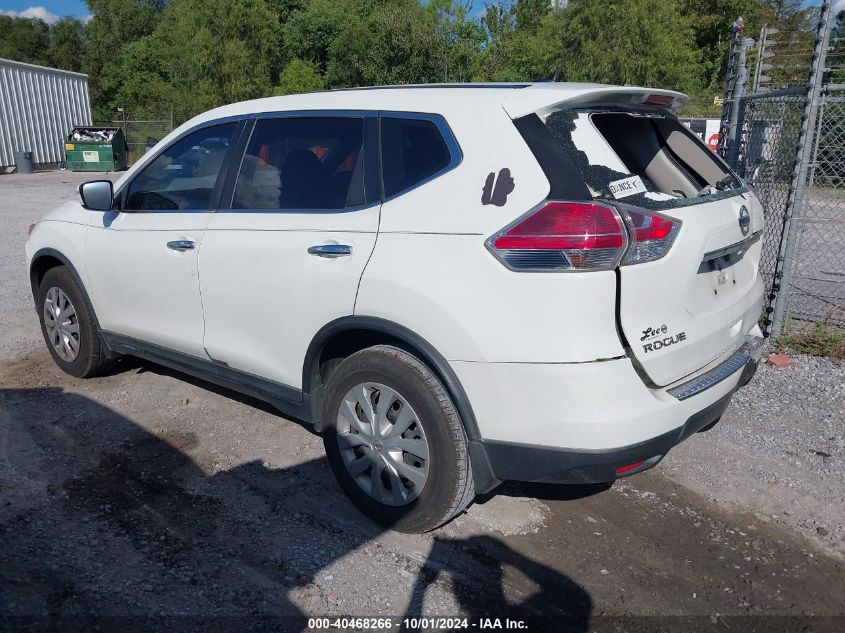 2015 Nissan Rogue S VIN: KNMAT2MT0FP573279 Lot: 40468266