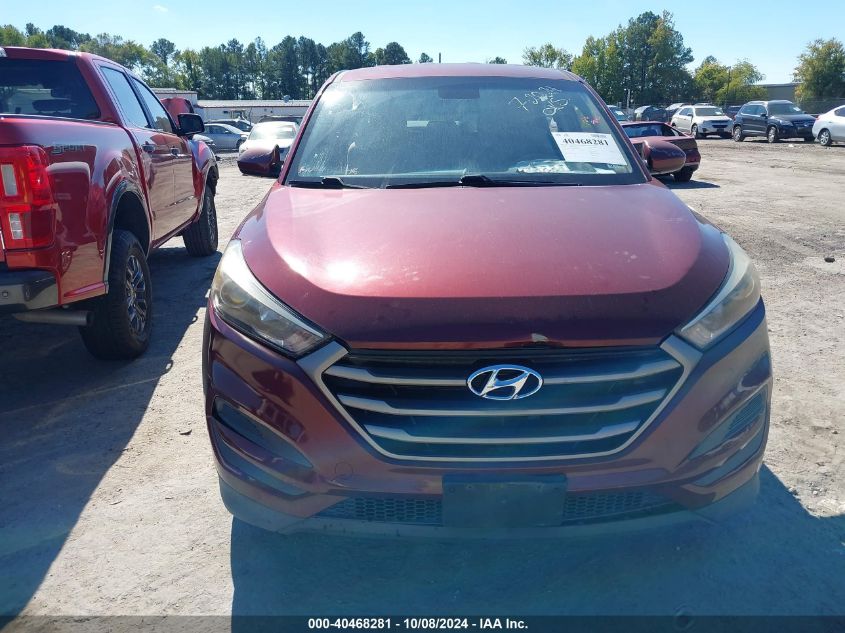 2016 Hyundai Tucson Se VIN: KM8J23A46GU197238 Lot: 40468281