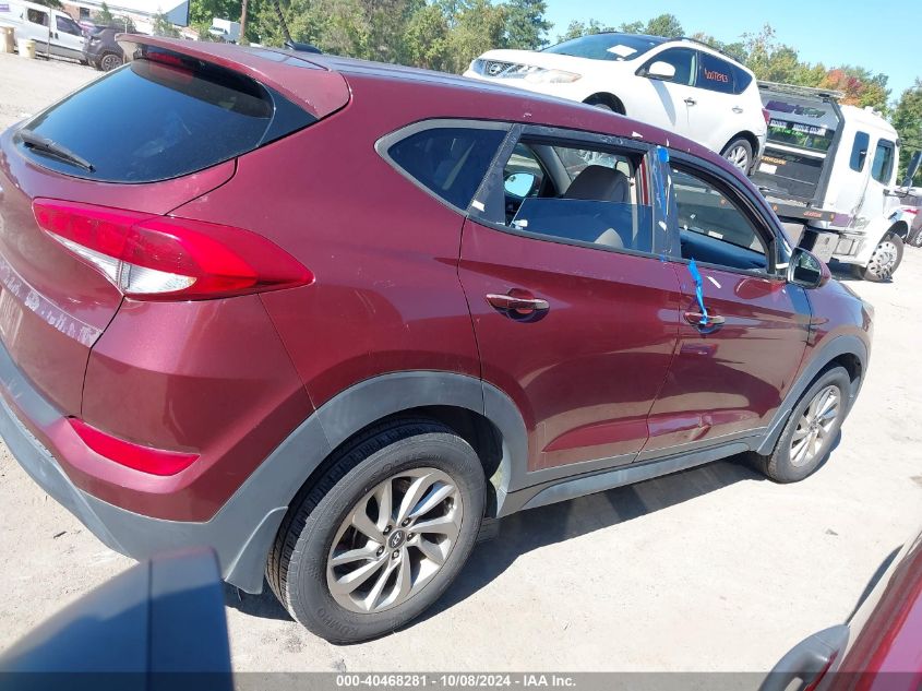 2016 Hyundai Tucson Se VIN: KM8J23A46GU197238 Lot: 40468281