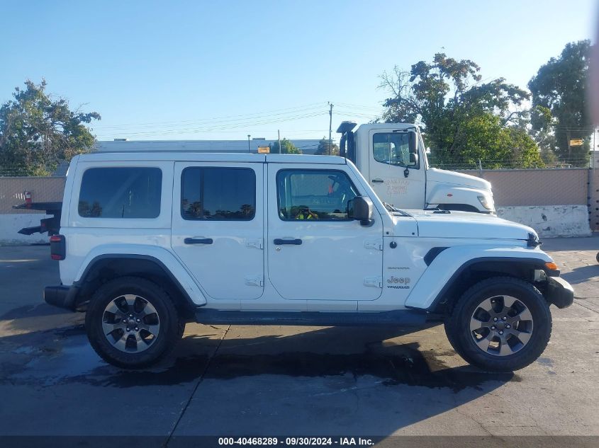 2018 Jeep Wrangler Unlimited Sahara VIN: 1C4HJXEG3JW254475 Lot: 40468289