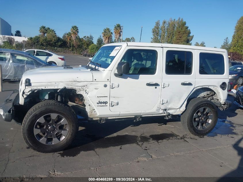 2018 Jeep Wrangler Unlimited Sahara VIN: 1C4HJXEG3JW254475 Lot: 40468289