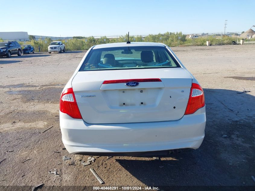 2010 Ford Fusion S VIN: 3FAHP0GA9AR140424 Lot: 40468291