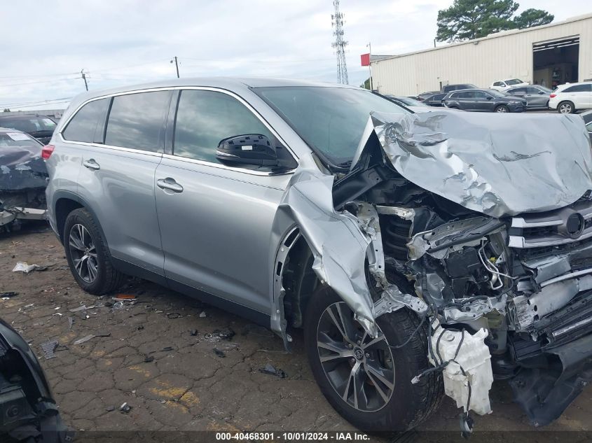 2019 Toyota Highlander Le VIN: 5TDZARFHXKS048448 Lot: 40468301