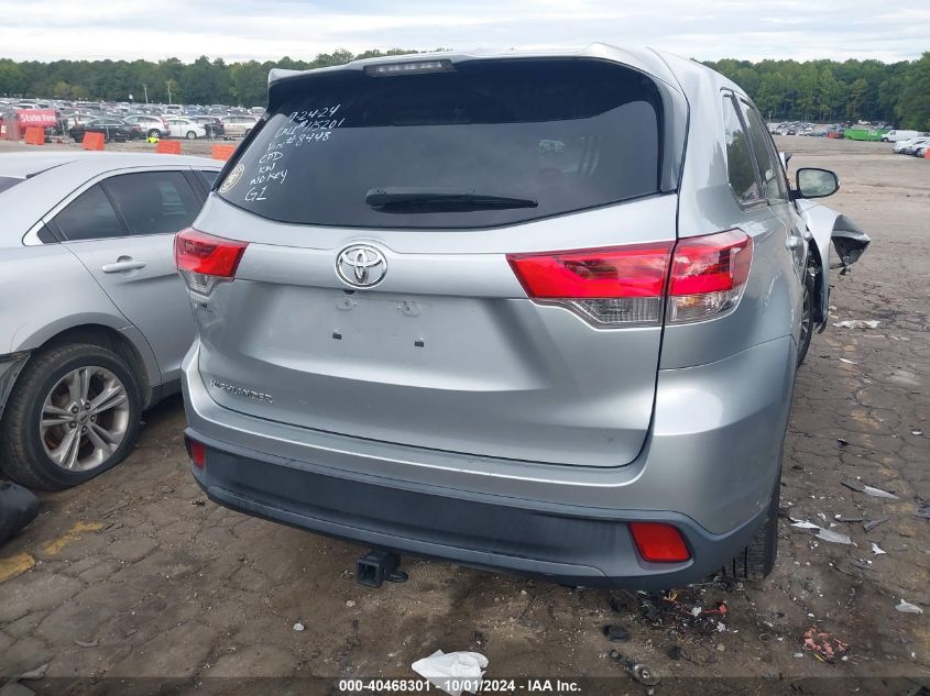 2019 Toyota Highlander Le VIN: 5TDZARFHXKS048448 Lot: 40468301