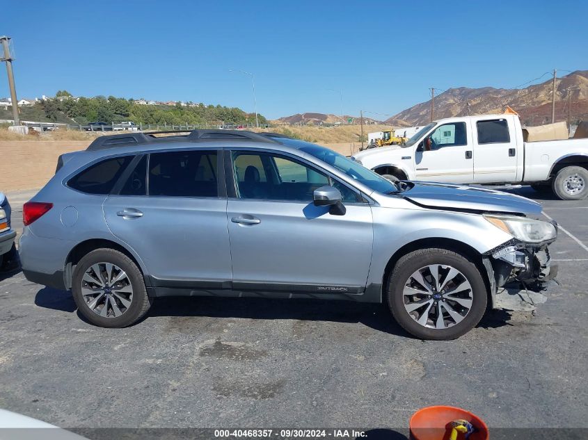 2016 Subaru Outback 2.5I Limited VIN: 4S4BSANC6G3353889 Lot: 40468357