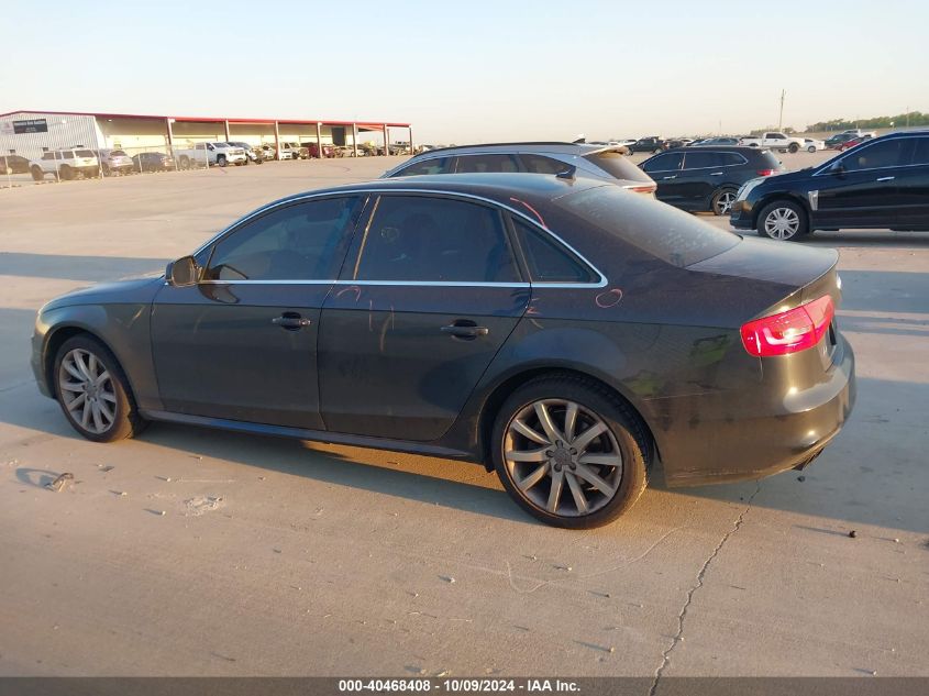 2014 Audi A4 Premium VIN: WAUAFAFL8EN018151 Lot: 40468408