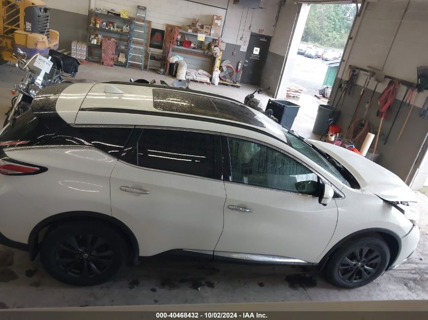 5N1AZ2MH0JN139468 2018 Nissan Murano Sv