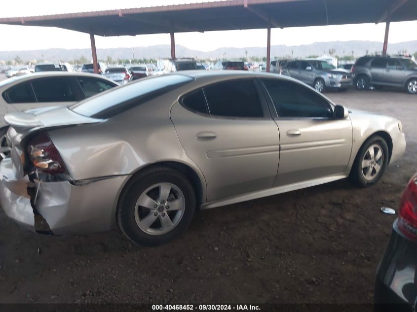 2006 Pontiac Grand Prix VIN: 2G2WP552161111946 Lot: 40468452