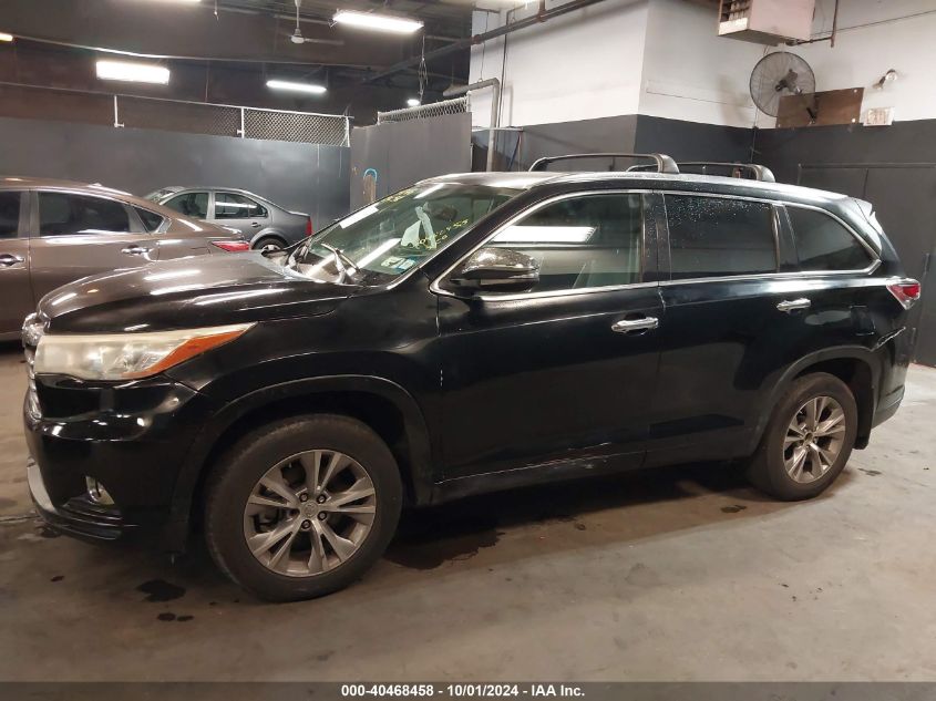 2015 Toyota Highlander Xle V6 VIN: 5TDJKRFH9FS181413 Lot: 40468458