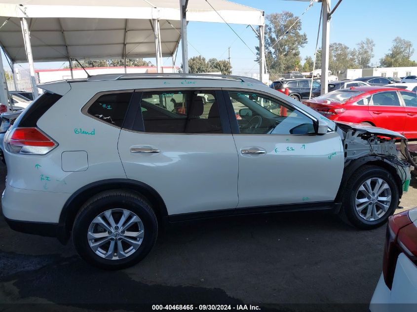 2015 Nissan Rogue Sv VIN: KNMAT2MV1FP552247 Lot: 40468465