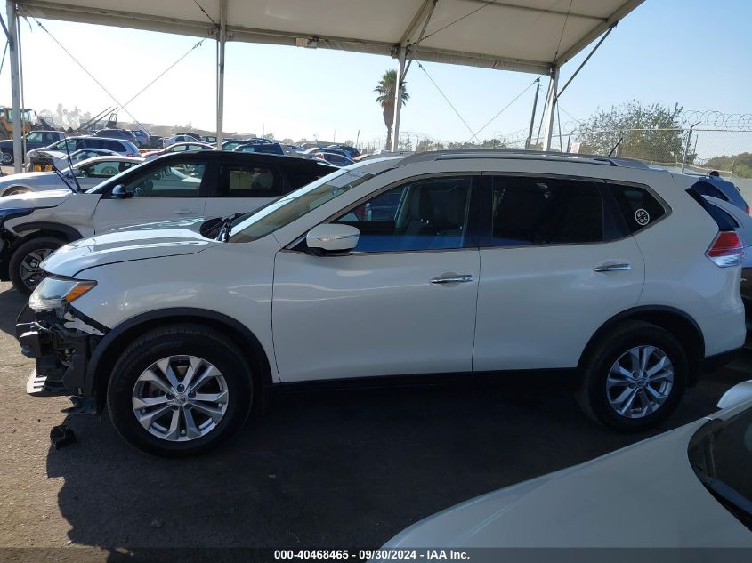 2015 Nissan Rogue Sv VIN: KNMAT2MV1FP552247 Lot: 40468465