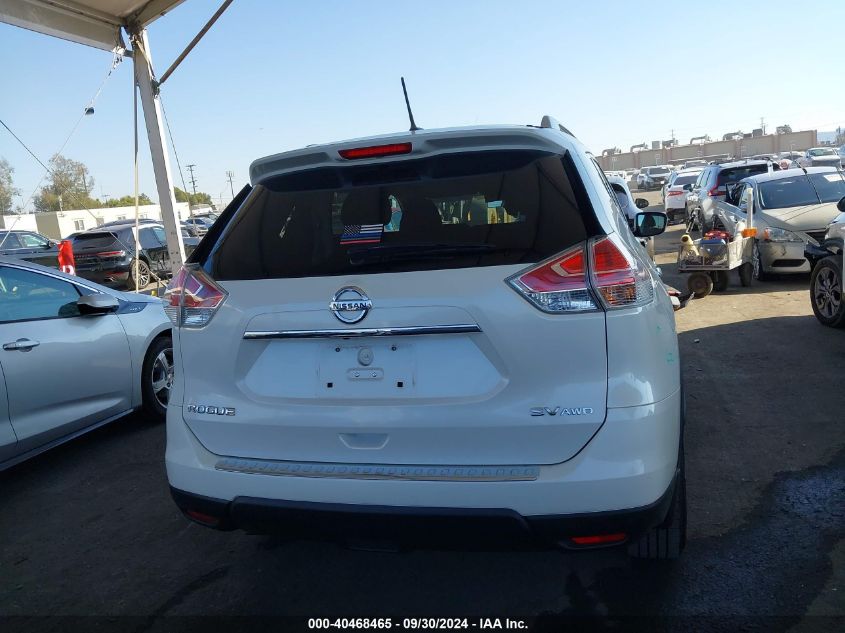 2015 Nissan Rogue Sv VIN: KNMAT2MV1FP552247 Lot: 40468465